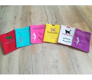 ITH - Stickserie Impfpasshüllen - Hund, Katze, Pferd, Kaninchen